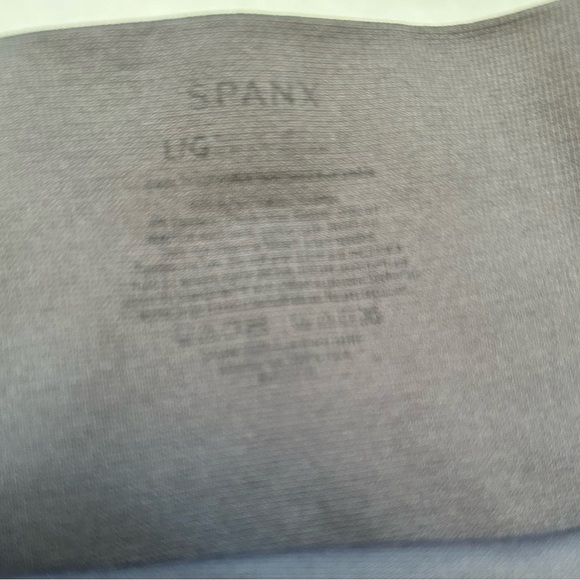 Spanx Sage Cargo LOOK AT ME NOW crop slip on seamless legging Sz-L G11 - Picture 7 of 11